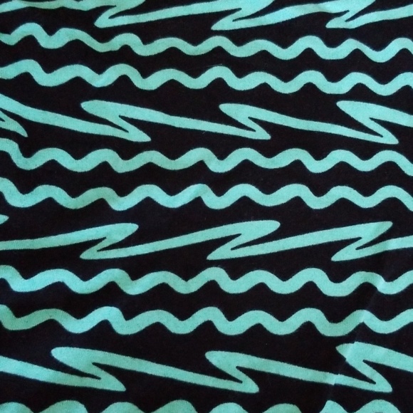 City Streets | Aqua Static Print Leggings - Picture 2 of 3